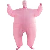 YEAHBEER Inflatable Costume for Adults - Inflatable Body Suit with Pants, Size 14x3x12