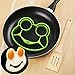Akak Store 4 Piece Set Reusable Non Stick Silicone Fried Egg Molds Pancake Rings - Funny Style with Bunny, Owl, Frog and Cat - Bakeware Accessories Kitchen Tools