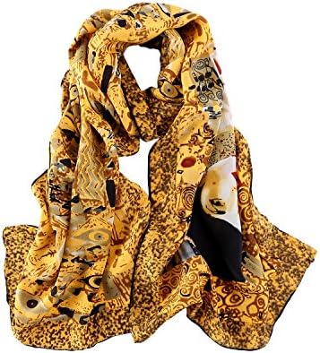 Long Crepe Silk Scarf Classic Art Print