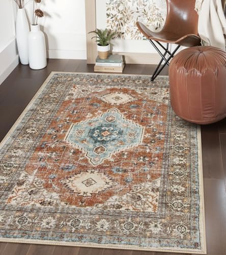 Lahome Oriental Washable Rug