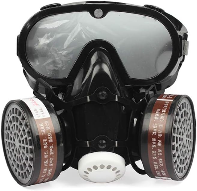 TShopm 2 in 1 Industrial Mouth-Muffles Eyes Nose Mouth Protection Respirator Mouth-Muffles