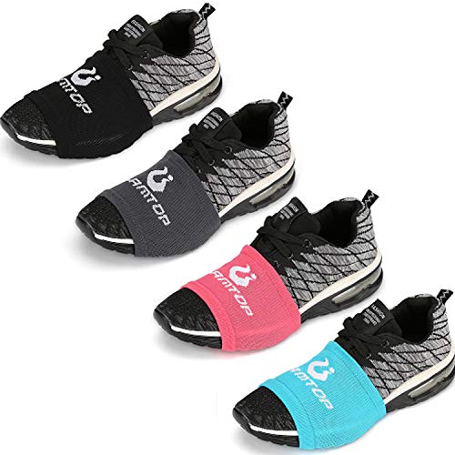 LAMANTOP 4 Pairs Socks for Dancing Shoe Socks on Smooth Floors Over Sneakers,Dancing Shoe Sliders Ballet Dancers Turning Sock for Smooth Pivots and Turns on Wood Floors - Used condition - US$11.48