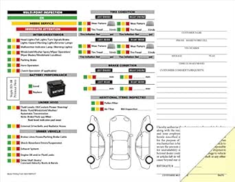 thumbnail image 2 of Invoice Books Custom Automotive Garage Repair Order / 2 Part Carbonless Auto Repair Invoice Template 2 of 13
