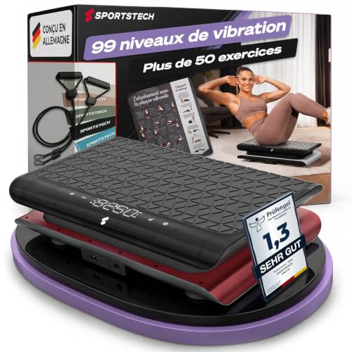 Sportstech, Vibrationsplatte für Frauen, Deutsche Qualität sVibe Lite