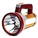 Eornmor High Power LED Rechargeable Spotlight Handheld 6000 Lumen Super Bright Waterproof Large LED Flashlight High Lumen Portable Searchlight Floodlight (Gold) primary