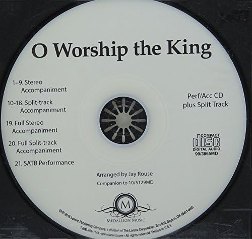 O Worship the King - P/A CD Plus Split-Track