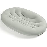 Happle sunny Baby Lounger for Newborn: Portable & Lightweight Pillow for Tummy Time Playtime & Diaper Changes - Skin-Friendly & Breathable for 0-12 Month Supervised Use