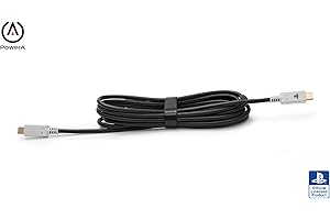 PowerA USB-C® to USB-C 10 ft. Cable for PlayStation®5, charge and play, recharge, DualSense Edge compatible, PSVR2 compatible