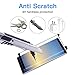 Samsung Galaxy Note 8 Screen Protector,Creativecase Bubble-Free Scratch Resistant 9H Hardness 3D Curved Full Coverage Tempered Glass Screen Protector for Note 8#Black