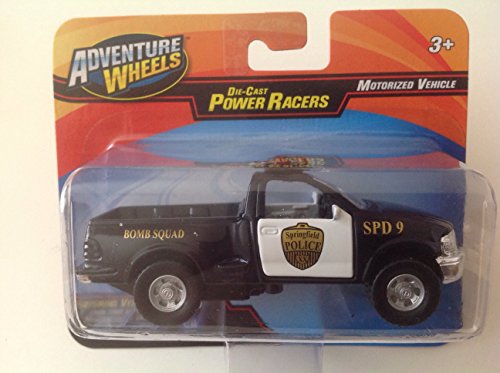 Adventure Wheels 1:46 Power Racers 1998 Ford F-Series Police Bomb Squad Black/White