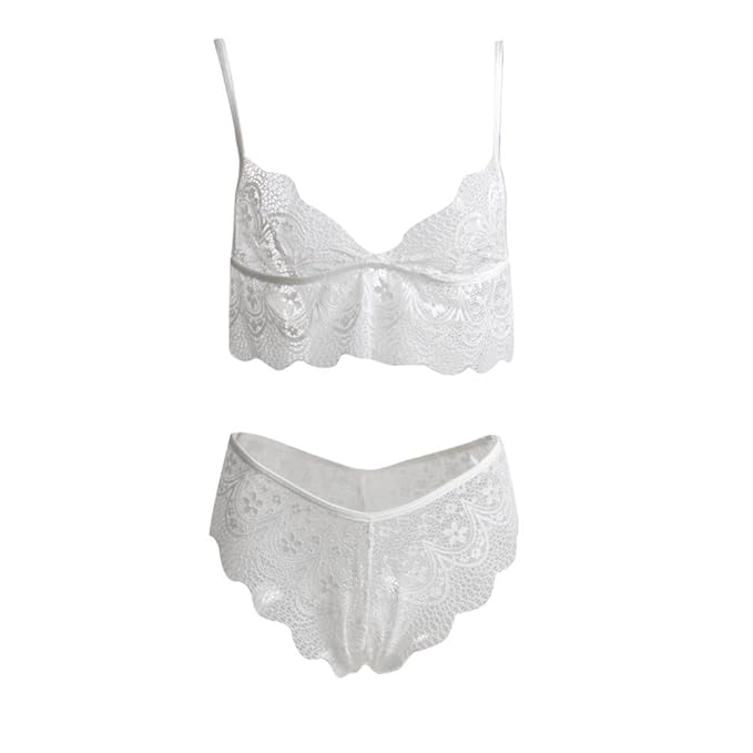 reggiseno di pizzo nero