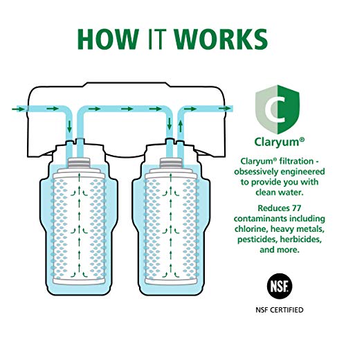 AO Smith 2Stage Water Filter System Under Sink NSF Certified