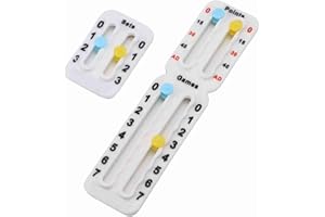 RASTKY Tennis Score Keeper Lightweight Portable Score Board for Racket Fit Most Racquets for Tennis Players ABS Plastic