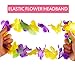 Hawaiian Luau, 36 Pack Flower Headband Lei and Hair Clips Set, Headpiece Hairpins Party Favors For  Summer Beach Vacation, Tropical Party Decorations Supplies, Birthday, Wedding And Costume Events