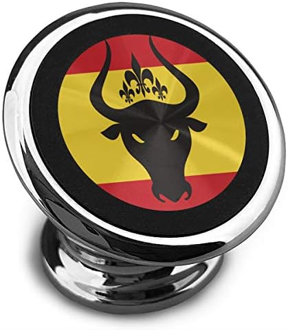 Flag â€“ Spanish Flag Magnetic Cell Phone Mount 360Â° Rotation Magnetic Holder Universal for Galaxy S9/S9+ & More iPhone X/Xs/XR/Xs Max/8/7/6 Plus,GPS