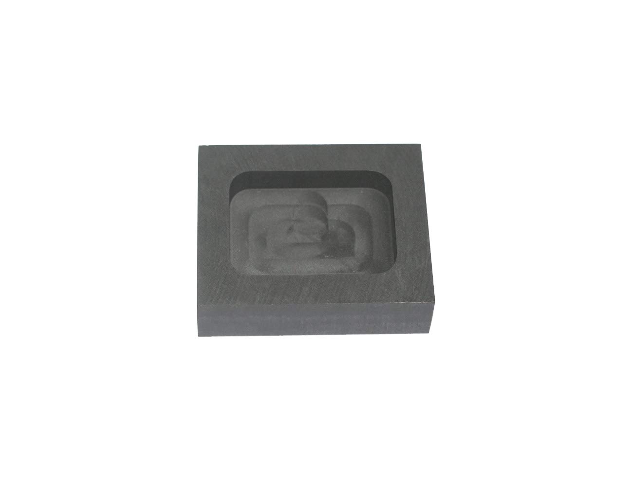 LLF Gold Silver Graphite Ingot Mold Mould Crucible for Melting Casting Refining (300g)