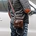 OURBAG Small Casual Men Vintage Shoulder Bag Messenger Crossbody Bags Handbag Coffee