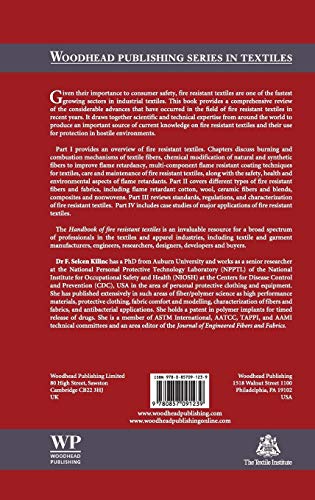 Handbook of Fire Resistant Textiles (Woodhead Publishing Series in Textiles)