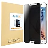 PLESON® SAMSUNG Galaxy S6 Privacy Ballistic Glass Screen Protector - Protect Your Screen From Scratches Drops and Anti-Spy - Maximize Your Resale Value - 99.99% Clarity and Touchscreen Accuracy (SAMSUNG Galaxy S6)