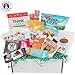 PALEO Snacks Sampler Gift Box: Mix of Whole Foods Protein Bars, Grain Free Granola, Cookies, Jerky Meat Sticks, Fruit & Nut Snacks Care Package - Ideal Gift Basket For Men & Women