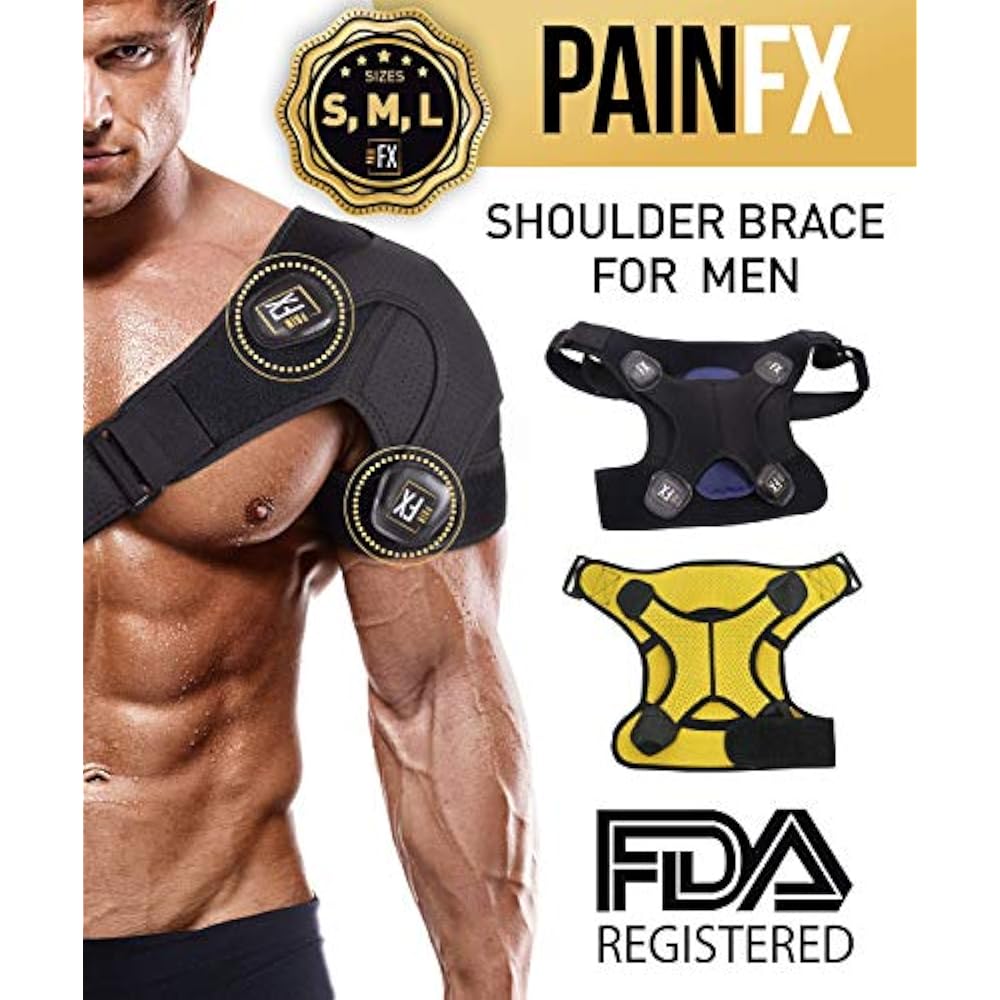Shoulder Brace For Men With Rotator Cuff Support And Adjustable