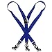 Men's SUSPENDERS Y Shape Back Elastic Button & Clip Convertible by Armando
