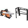 WEN 21-Inch Variable Speed Parallel Arm Scroll Saw and Adjustable Scroll Saw Stand Bundle
