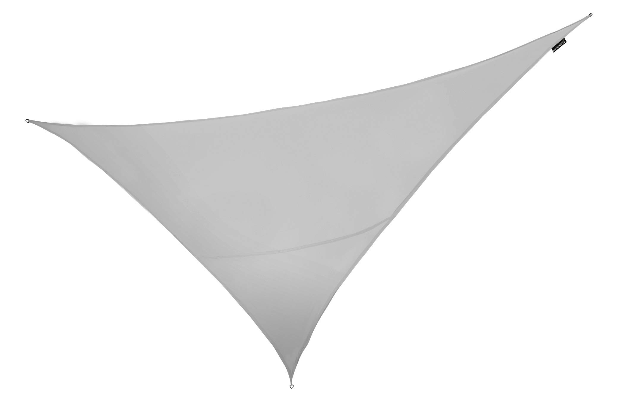 Kookaburra Waterproof Garden Sun Shade Sail Canopy in Silver 98% UV Block (6m x 4.2m Right Angle Triangle)