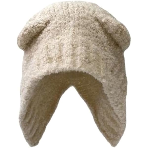 Pooyikoi Cute Little Bear Safety Helmet Polar Fleece  display picture 3