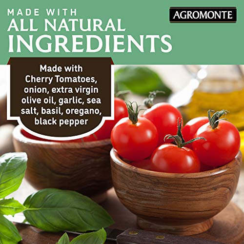Agromonte Authentic Italian Cherry Tomato Pasta Sauce (Marinara)- Taste of Italy Gourmet Foodie and Chef Gift - Certified Kosher, Gluten-Free, All Natural, non-GMO, No Added Sugar 20.46oz (single) - Thumbnail 2