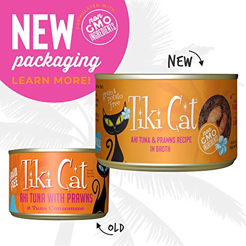 Tiki Cat Grill, Ahi Tuna & Prawns, HighProtein and 100 NonGMO