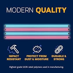 KastLite T12 Fluorescent 48" Safety Sleeves | Pink
