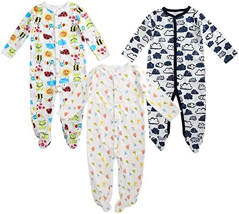 Dazonyang - Unisex Body Half Sleeve of 100% Cotton for Babies 9-12 (Pack of 5)