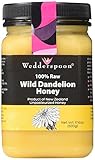 Wedderspoon 100% Raw Organic New Zealand Honey - Wild Dandelion - 17.6 Ounces