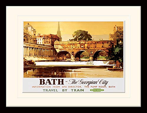 National Railway Museum Bath (The Pump Room by Claude Buckle) Framed Print + Mount