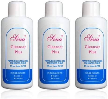 3PC Nail Art Cleanser Remover UV Gel