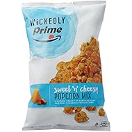 Wickedly Prime Sweet 'n' Cheesy Popcorn Mix, Caramel & Cheddar, 12 Ounce