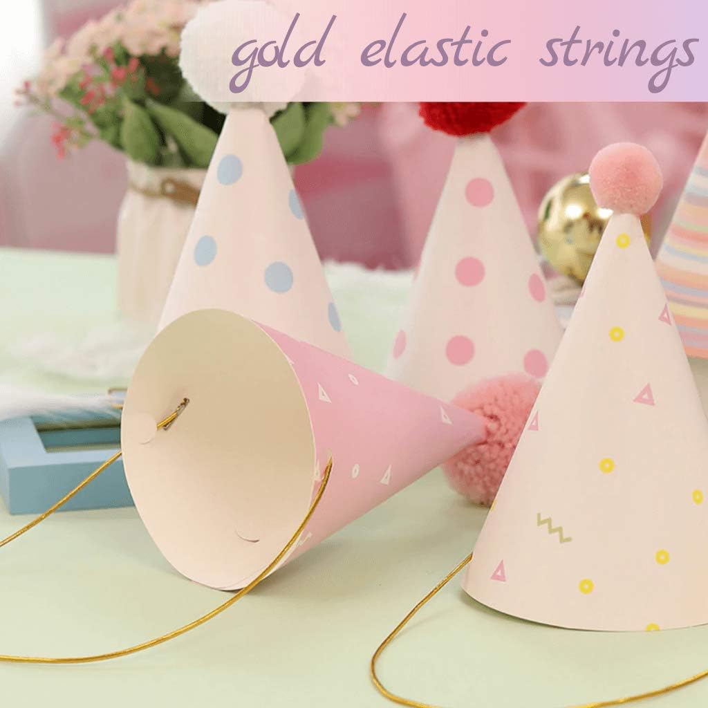 Colorful Party Hats - Fun Celebration Kit of 10 Cone Party Hats for Kids Birthday Party and DIY Crafts - Party Supplies for Group Activities, Games and Decorations: Clothing