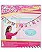 Barbie Sparkle Jumbo Add-an-Age Customizable Letter Banner Birthday Party Hanging Decoration (1 Piece), Multi Color, 10 1/2' x 10