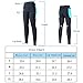 Womens Cycling Pants Long Bicycle Bike Shorts with 4D Gel Padded - Breathable Cycling Tights Capris with Drawstring Cord for Biking Riding Biker Pants Legging Clothes