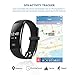 Fitness Tracker/Smart Bracelet, Hobest Smart Watch Waterproof Pedometer Activity Tracker with Sleep Monitor, Heart Rate Monitor, Blood Pressure/Oxygen Monitor Bluetooth 4.0 for IOS & Android