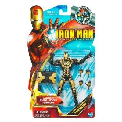 Iron Man 6" Action Figure Black And Gold Mark V
