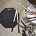 LOLUNUT 12 Inch Silent Drum Pad, 2-Sided Dumb Drum Beginner Rubber Practice Pad, with 5A Drum Sticks