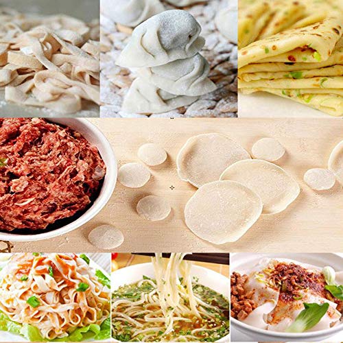 Wooden Rolling Pin for Baking Pizza making, Professional Dough Roller Rolling Pins Wood, 15-3/4-Inch by 1-1/4 Inch, Beech Wood for Baking Pizza, Clay, pasta, Cookies, Roller Pins Baking (RollingPin)