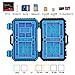 Micro SD Card Holder, PULUZ Camera Memory Card Cases Holder for 4CF 8SD 9TF 2 Micro SIM & 2 Nano SIM Cards with 1 Card PIN（26 Slots）