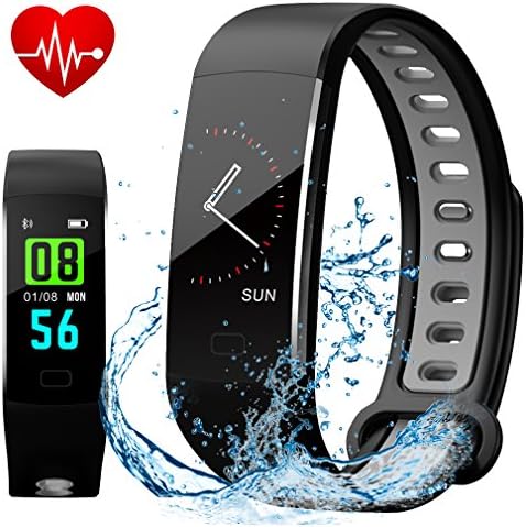 Fitness Tracker, Smart Watch, Activity Tracker with Heart Rate Monitor, Calories Track, Color Screen Sleep Monitor, IP68 Waterproof Bracelet Pedometer Wristband Wireless Band for Android and iOS