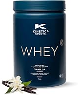Kinetica Whey Protein Powder Vanilla 1 Kg 33 Servings 23g Protein
