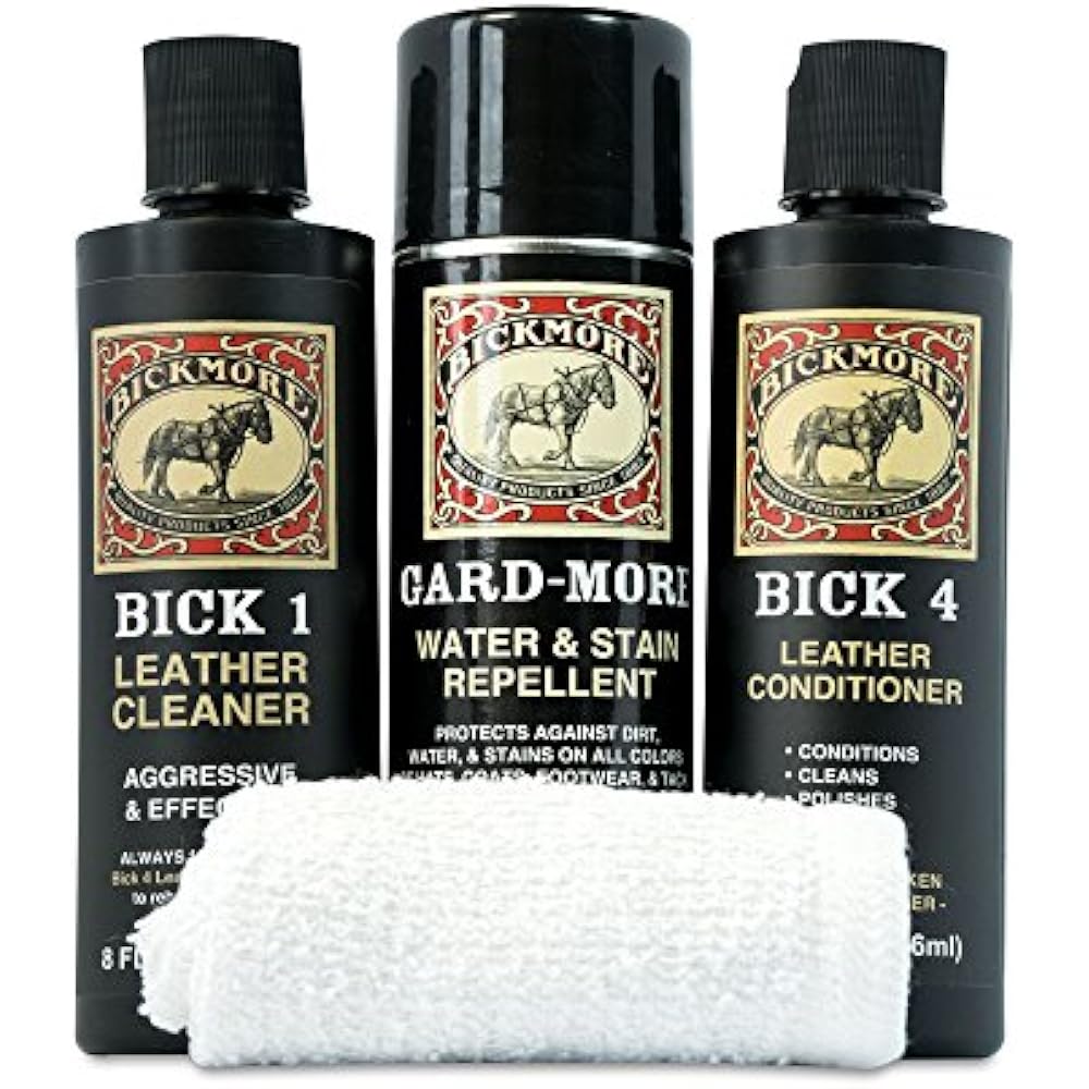 Bickmore Boot Care Kit Bick 1 Bick 4 Gard More Leather Lotion Cleaner