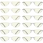 Eyekepper 4-pack Reading Glasses Blue Light Blocking Thin Metal Hollow Frame Women Men Readers