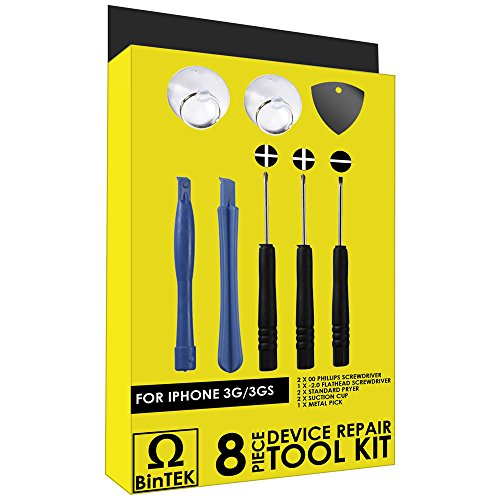 BinTEK 8-Piece Cell Phone Repair Tool Kit For Apple iPhone 3G / 3GS BinTEK 8-Piece Cell Phone Repair Tool Kit For Apple iPhone 3G / 3GS